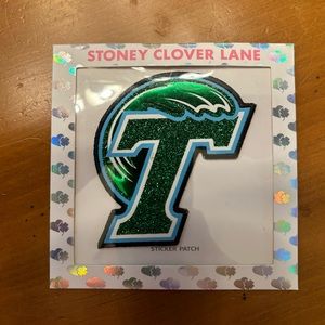 NWT Stoney Clover Lane Large Tulane Patch